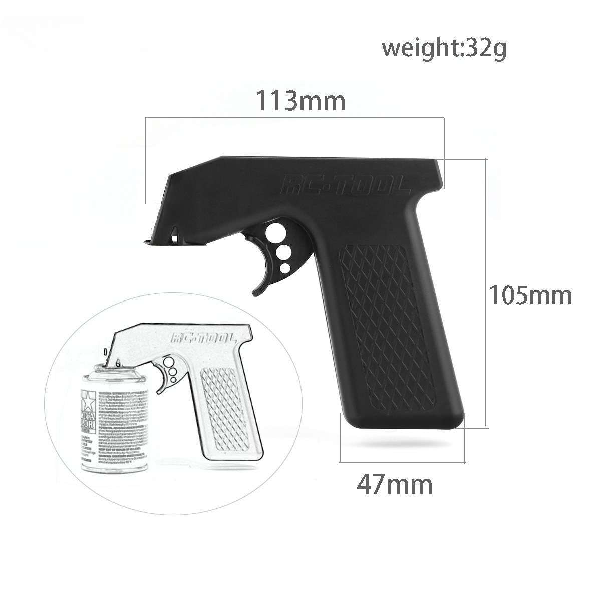 Tamiya Paint Spray Bottle Adap - Rc Helicopter Bag 评论和价格