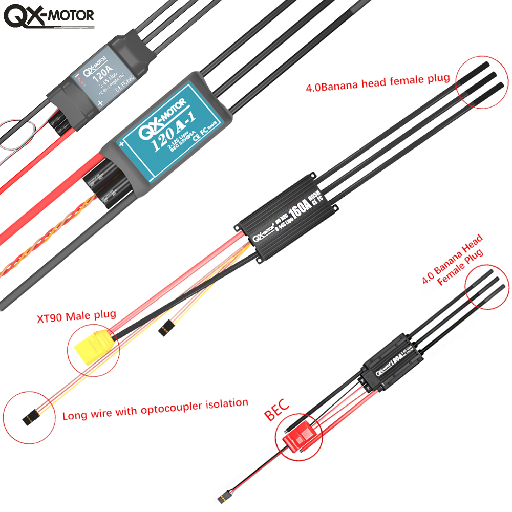 20A-120A Brushless ESC Speed C - Rc Helicopter Battery 评论和价格