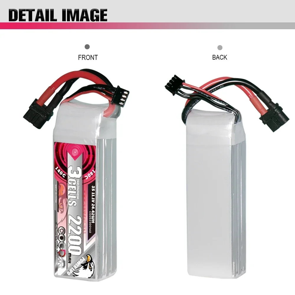 2200mAh 3S 11.1V Li-po Ba-tter - Rc Helicopter Case 评论和价格