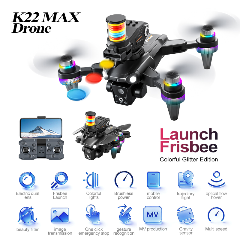 JCMO K22 MAX Frisbee Launch Dr - Rc Helicopter Case 评论和价格